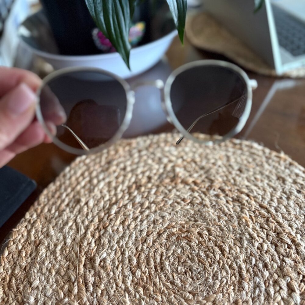 The Row Silver Sunglasses - Picture 2 of 4